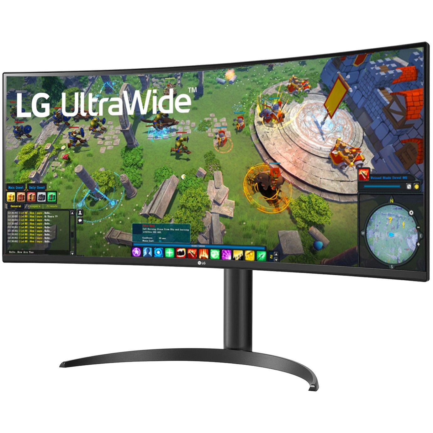 86,6cm/34" (3440x1440) LG UltraWide 34WP65CP-B 21:9 WQHD 5ms 160Hz HDR400 HDMI DP Speaker Black