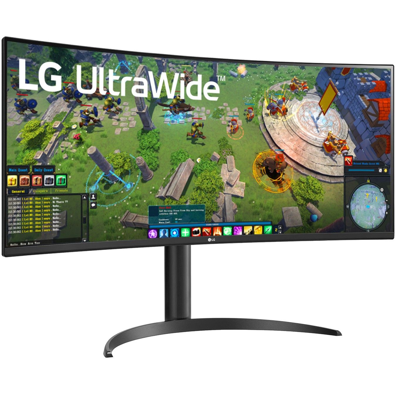 86,6cm/34" (3440x1440) LG UltraWide 34WP65CP-B 21:9 WQHD 5ms 160Hz HDR400 HDMI DP Speaker Black