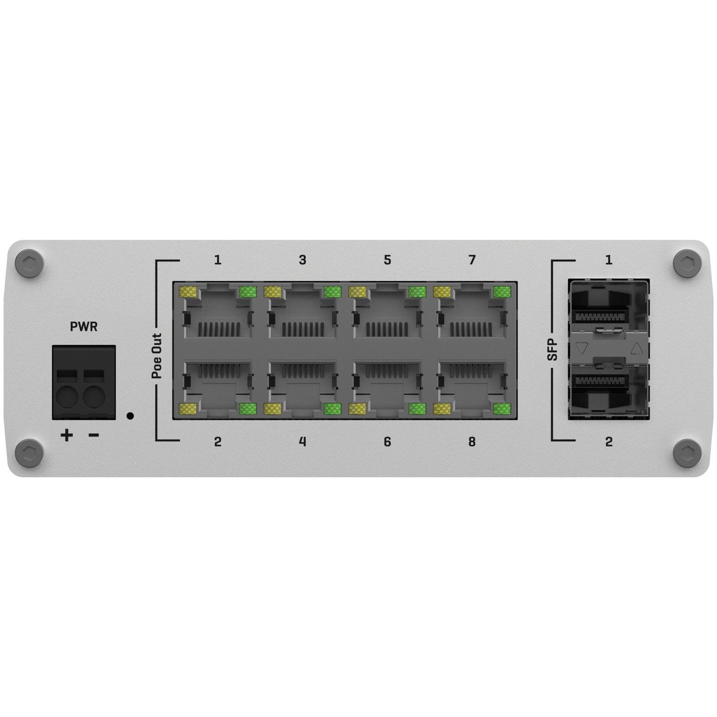 8+2P Teltonika TSW210 Industrial GSwitch 2x SFP