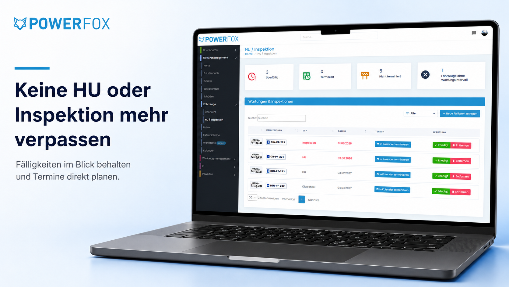 Fuhrparkmanagement GPS Professional in 3 Varianten