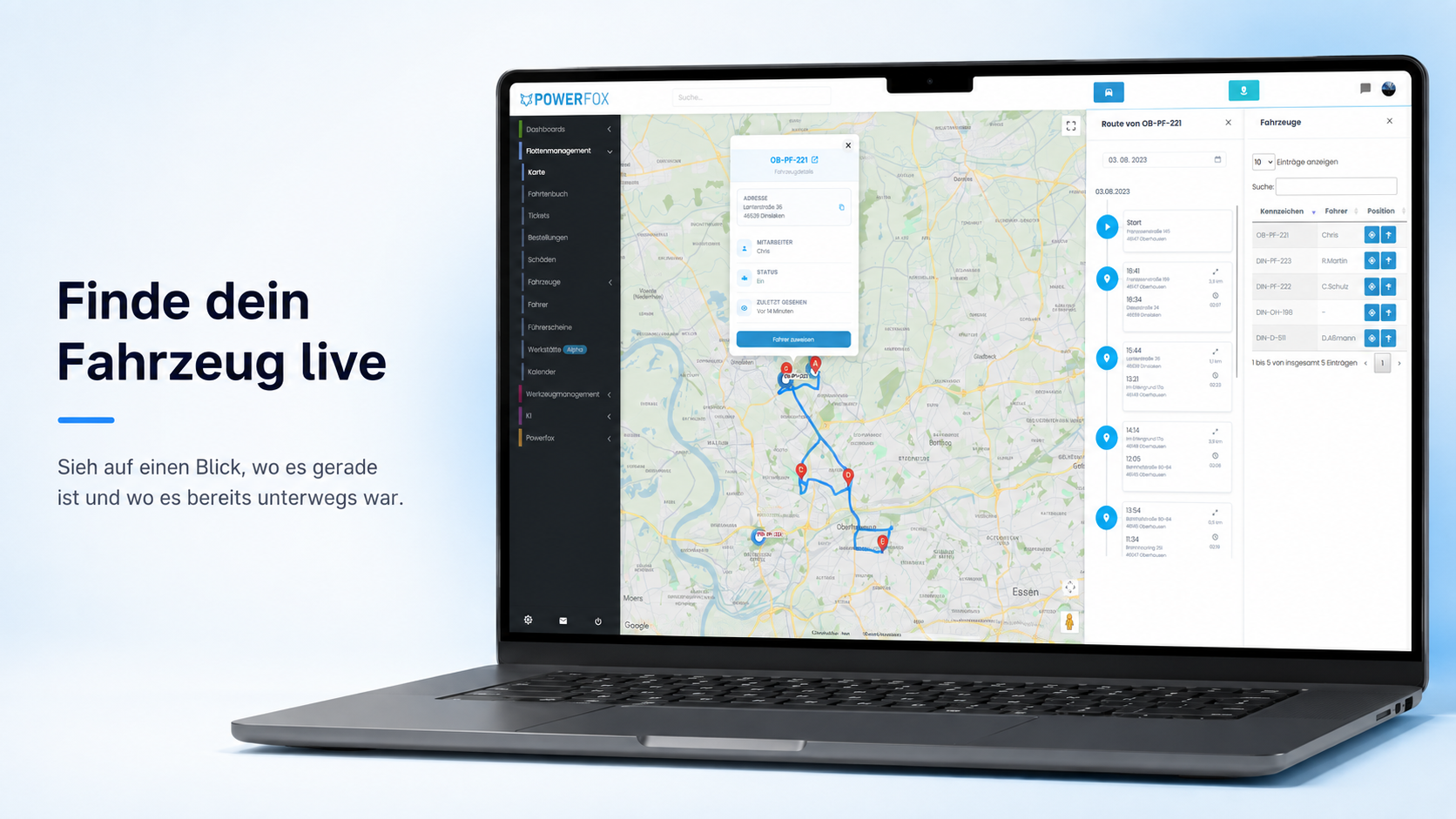Fuhrparkmanagement GPS Professional in 3 Varianten